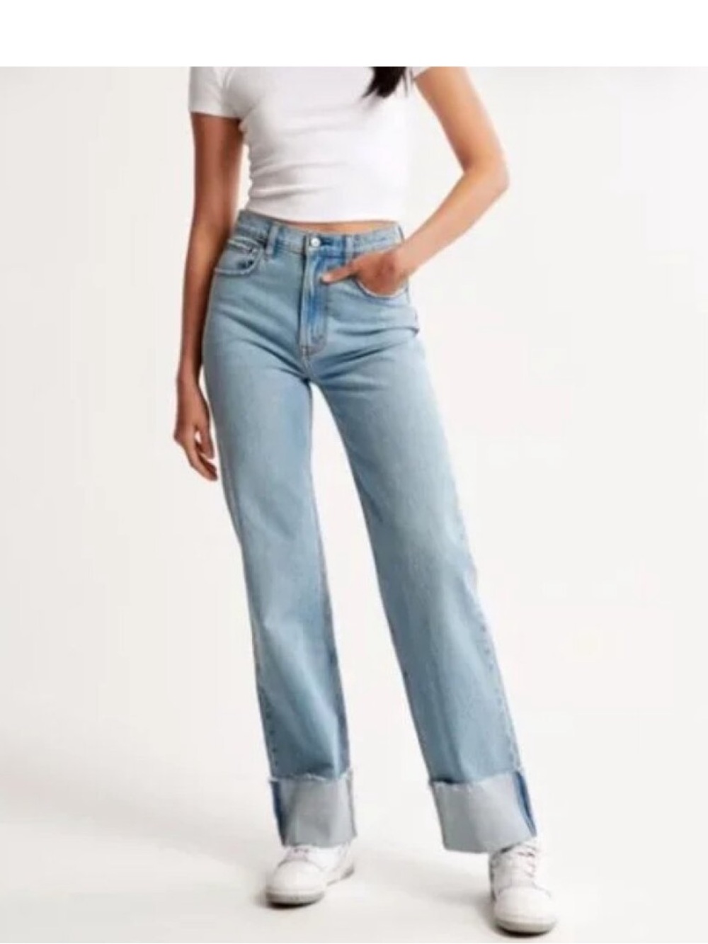 Abercrombie & Fitch 90s High Rise Relaxed Jean -Curve Love